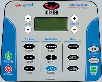 Grandslam IV Control Panel